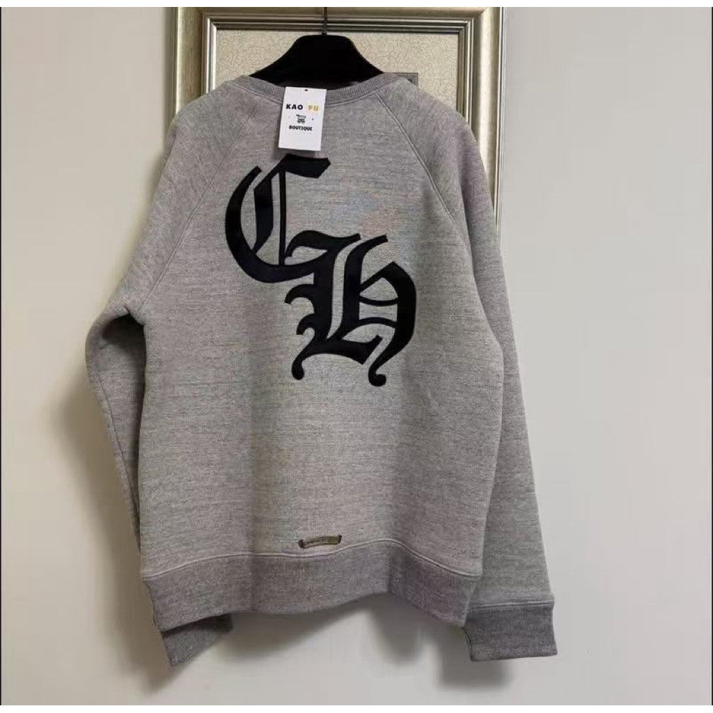 Chrome Hearts 灰色尼龍梵文十字衛衣（請先確認商品描述謝謝）