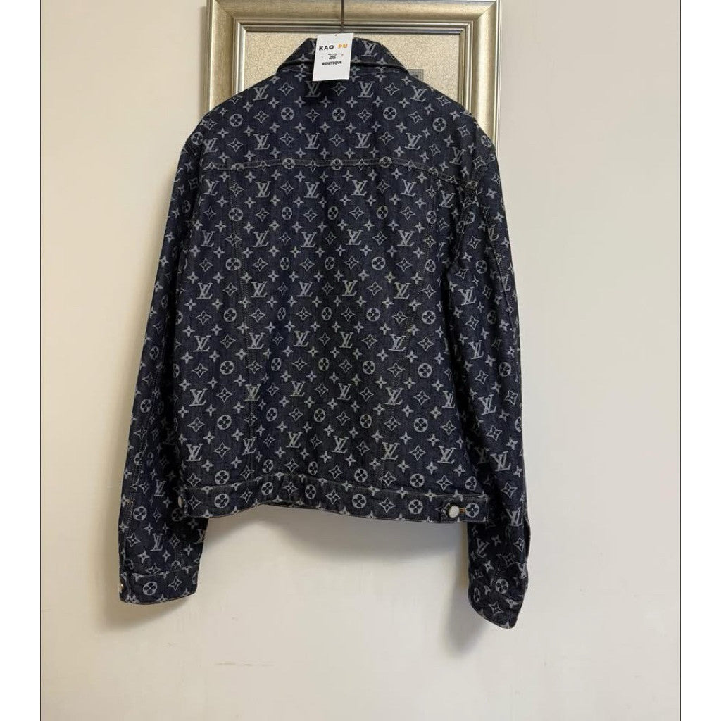 Louis Vuitton 珍珠滿版老花牛仔外套（請先確認商品描述謝謝）