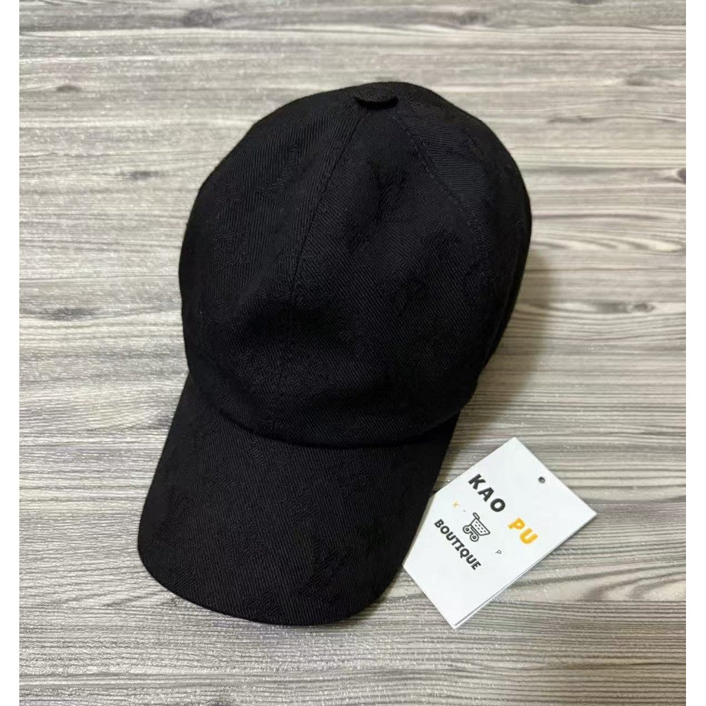 Louis Vuitton 滿版黑老花Dad Hat（請先確認商品描述謝謝）