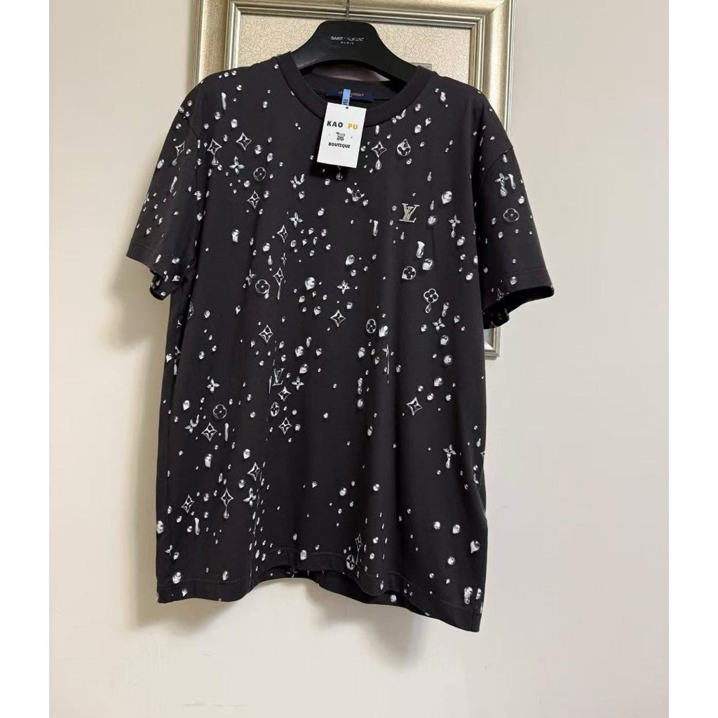 Louis Vuitton 萊茵石Waterdrop Logo Tee（請先確認商品描述謝謝）