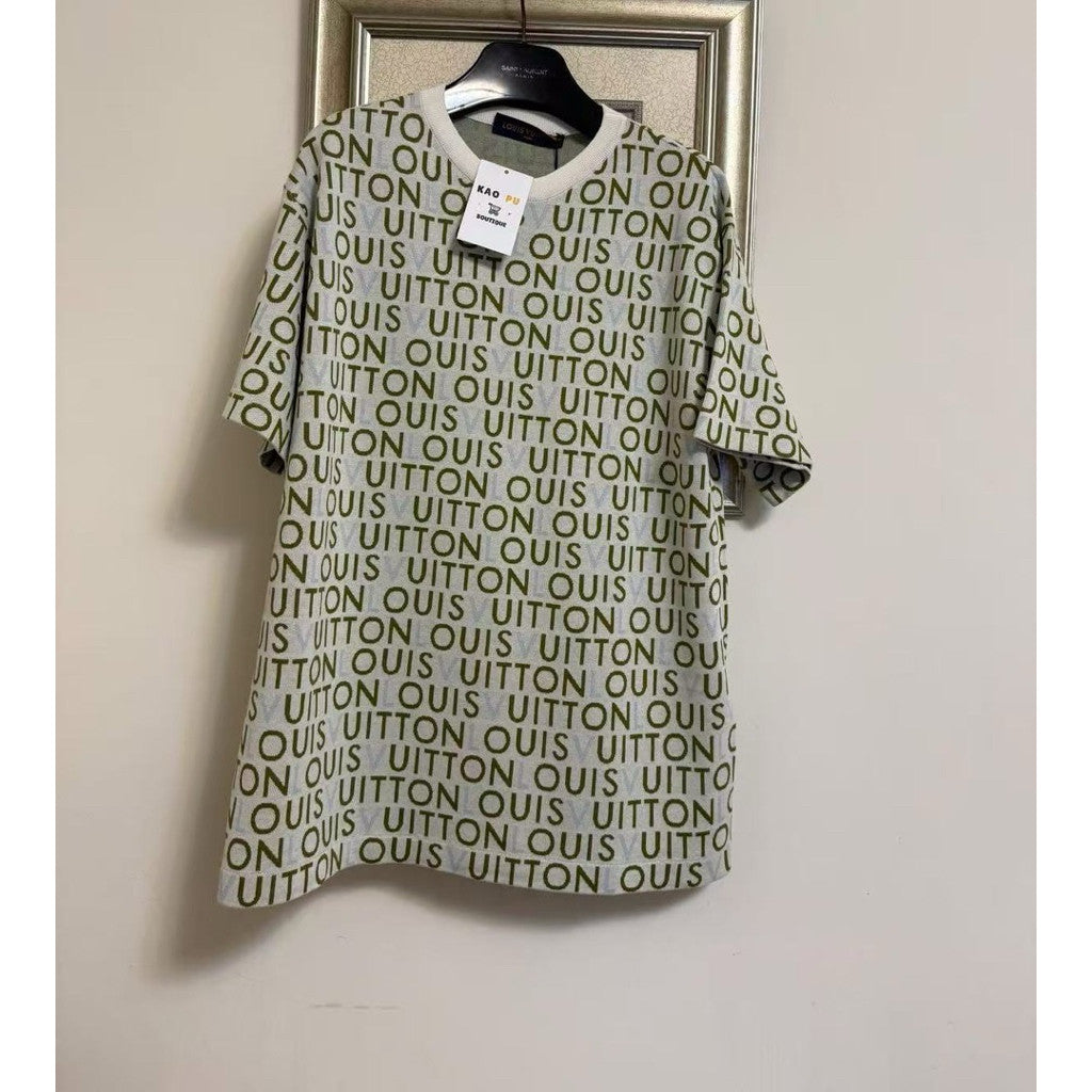 Louis Vuitton 滿版Logo針織Tee（請先確認商品描述謝謝）