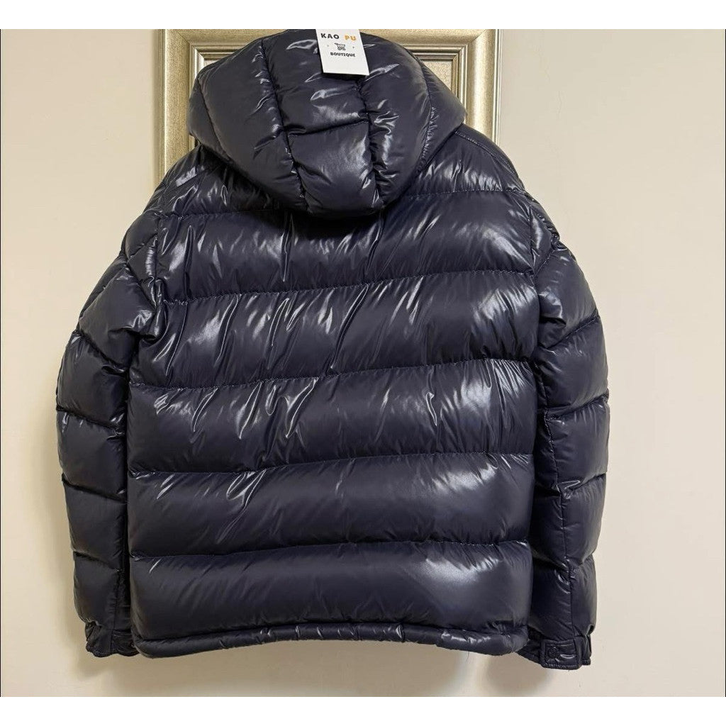 Moncler 藏青色經典Maya羽絨連帽外套（請先確認商品描述謝謝）