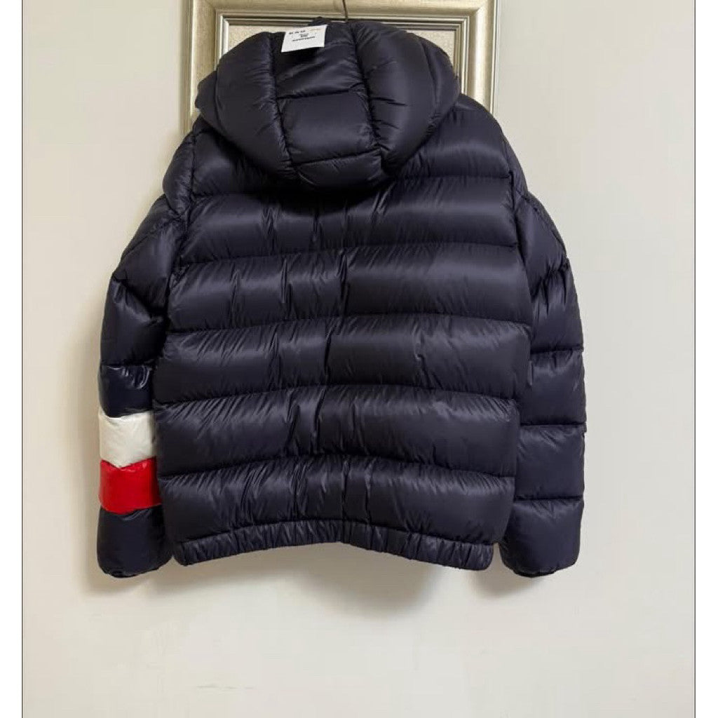 Thom Browne Willm 藏青色拼接羽絨連帽外套（請先確認商品描述謝謝）