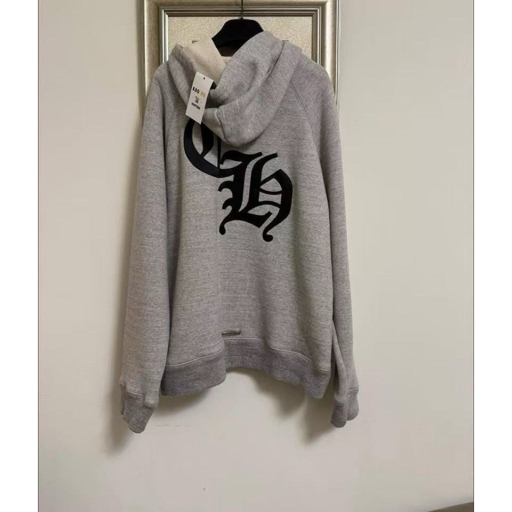 Chrome Hearts 灰色尼龍梵文十字Hoodie（請先確認商品描述謝謝）