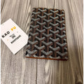 Goyard焦糖色對折護照夾（請先確認商品描述謝謝）