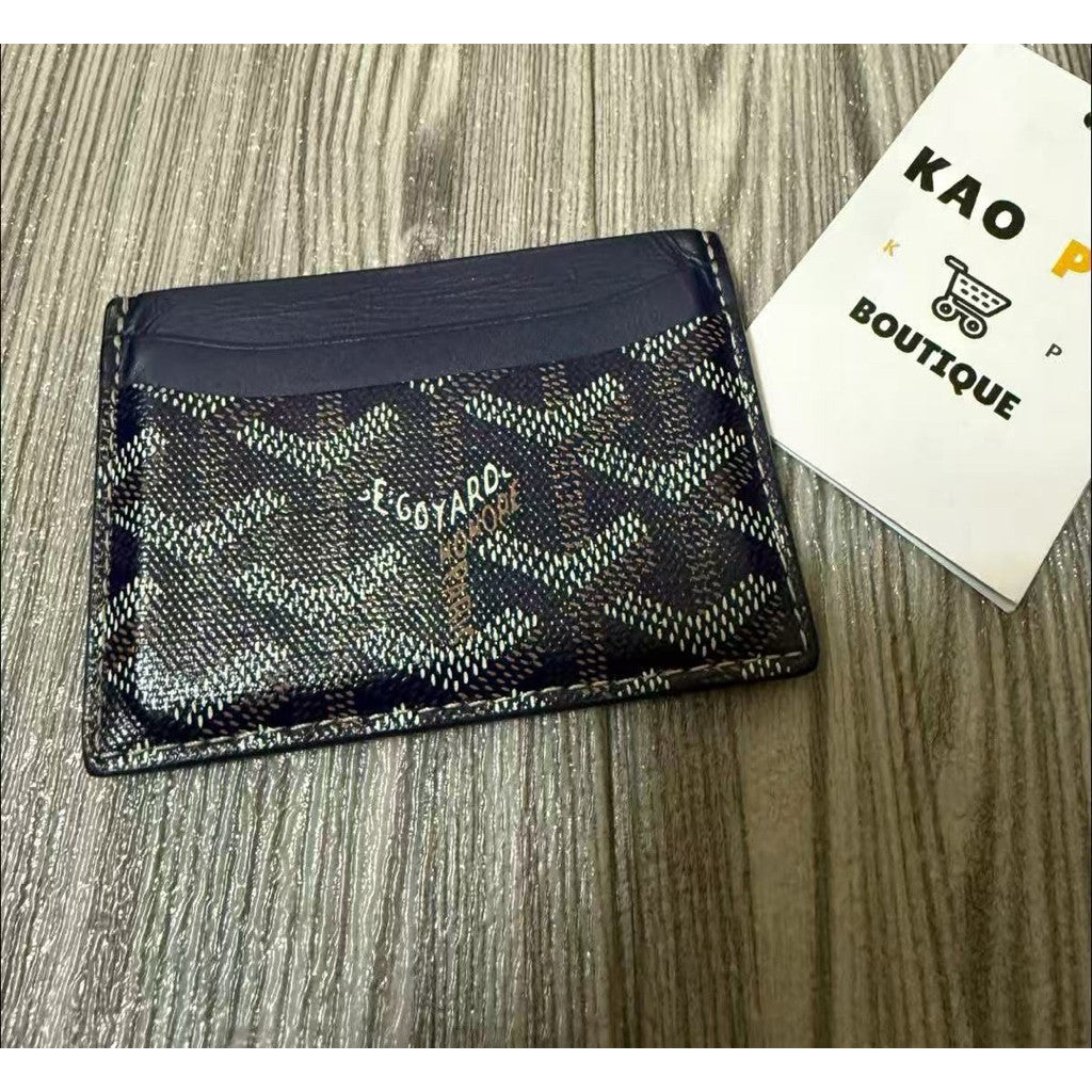 Goyard 深藍色經典卡夾（請先確認商品描述謝謝）