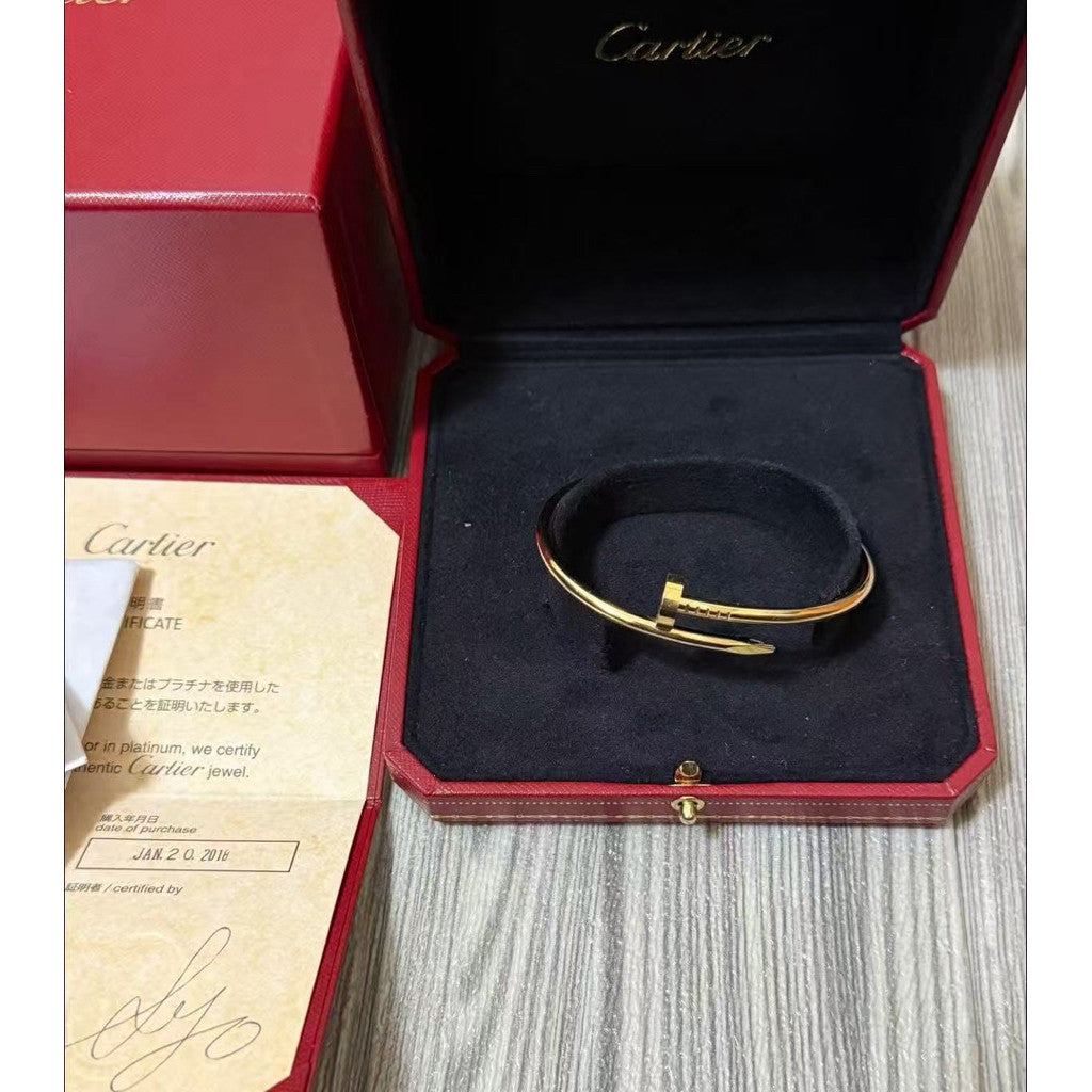 Cartier 經典款玫瑰金Juste Un Clou手鐲（請先確認商品描述謝謝）