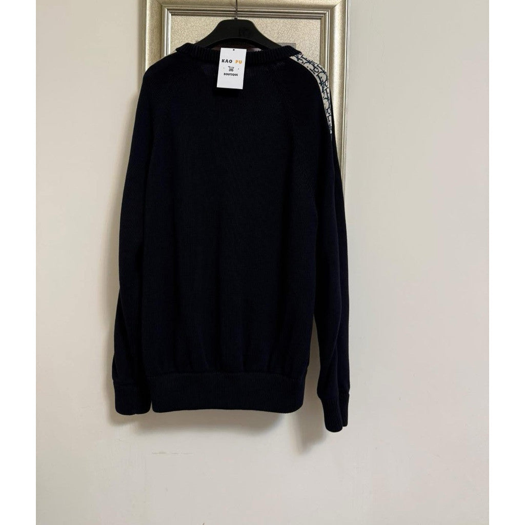 DIOR Oblique校服針織毛衣（請先確認商品描述謝謝）