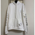Chrome Hearts白色官網限定梵文銀字Logo Hoodie（請先確認商品描述謝謝）
