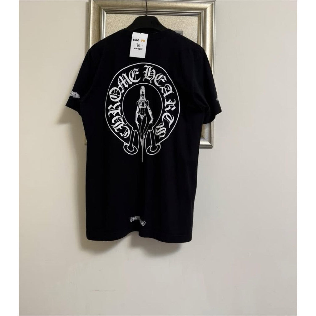 Chrome Hearts黑色聯名Deadly馬蹄Tee（請先確認商品描述謝謝）