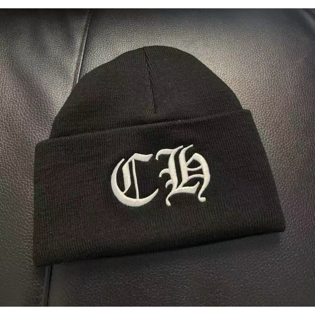 Chrome Hearts 黑色刺繡梵文毛帽（請先確認商品描述謝謝）