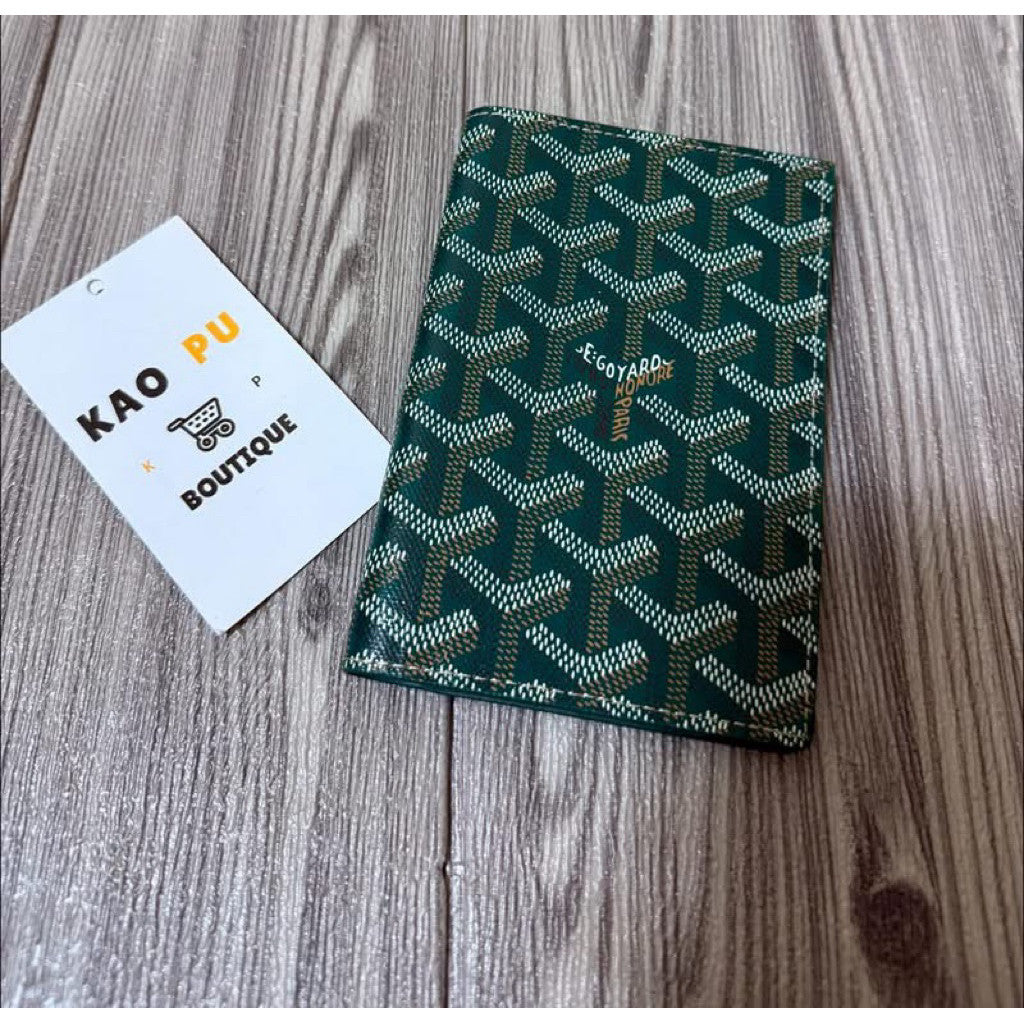 Goyard 綠色對折護照夾（請先確認商品描述謝謝）