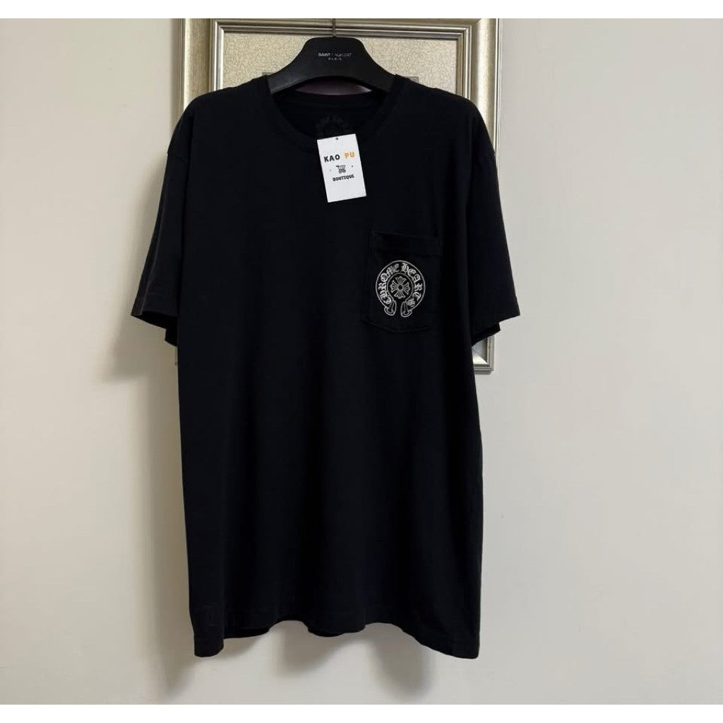 Chrome Hearts黑色邁阿密限定馬蹄十字Logo Tee（請先確認商品描述謝謝）