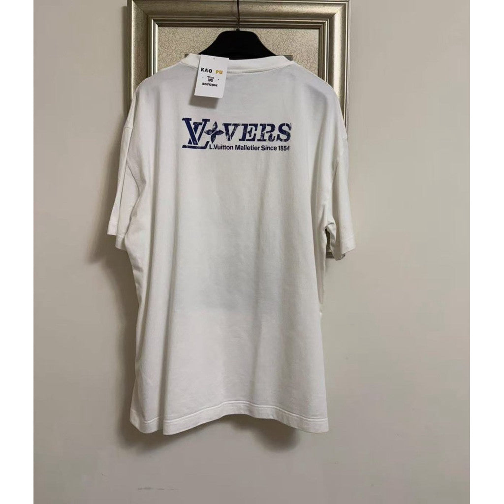 Louis Vuitton 水鑽Vers United Lovers Logo Tee