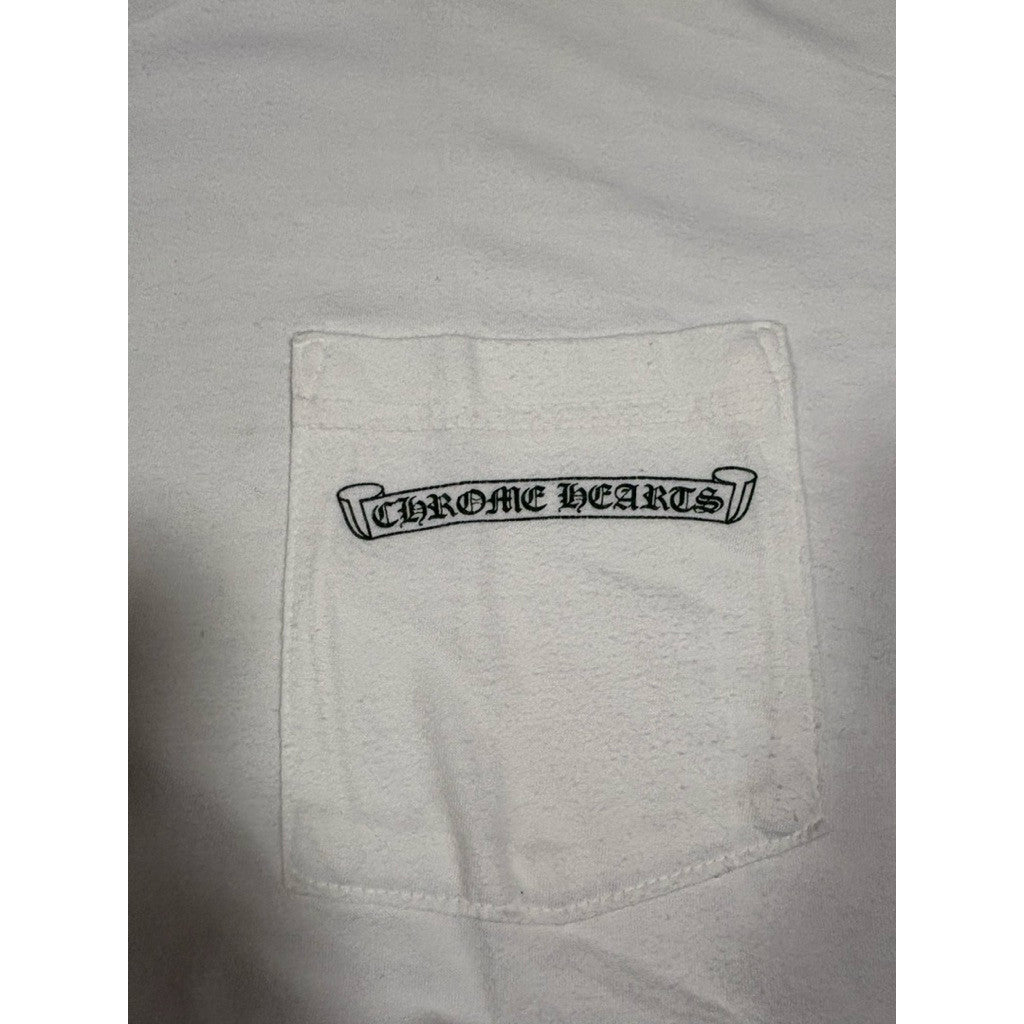 Chrome Hearts 白色背後十字Tee（請先確認商品描述謝謝）