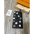 Louis Vuitton 聯名黑白波點老花拉鏈長夾M81932（請先確認商品描述謝謝）