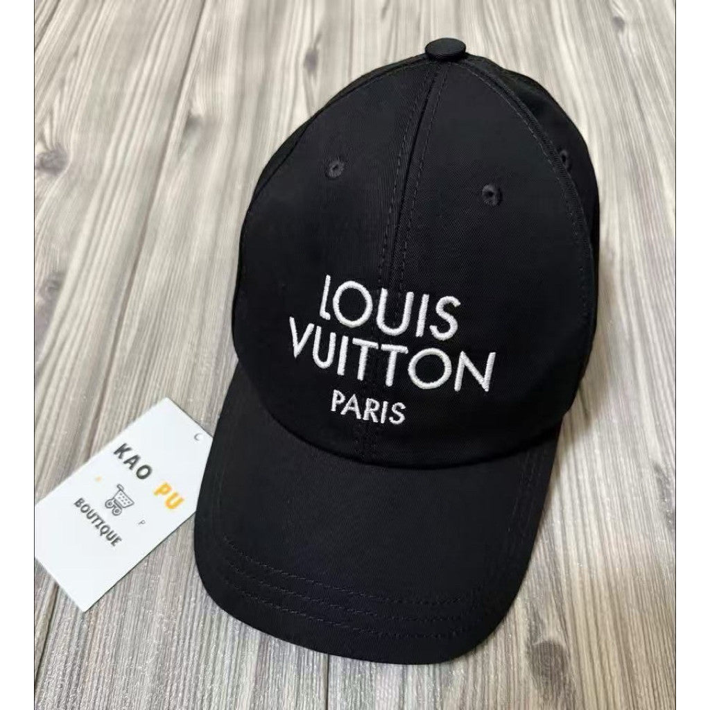 Louis Vuitton 黑色刺繡My Paris Logo Dad Hat（請先確認商品描述謝謝）