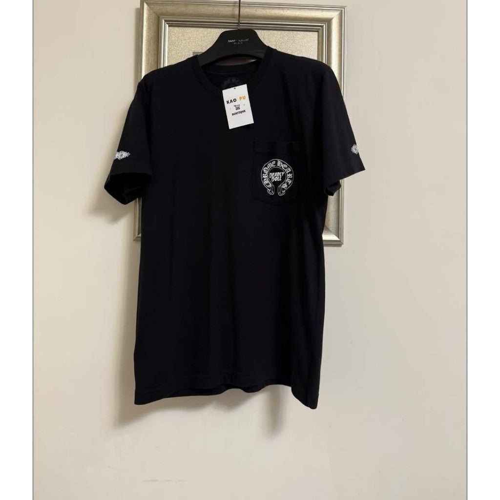 Chrome Hearts黑色聯名Deadly馬蹄Tee（請先確認商品描述謝謝）
