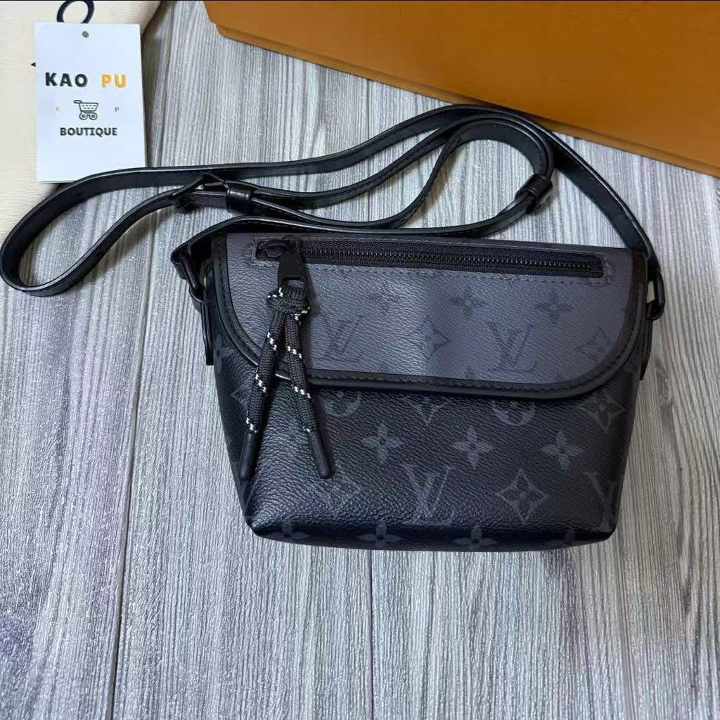 Louis Vuitton 黑老花Pulse單肩包 M12806（請先確認商品描述謝謝）