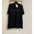 Dior 黑色胸前做舊Logo Tee （請先確認商品描述謝謝）