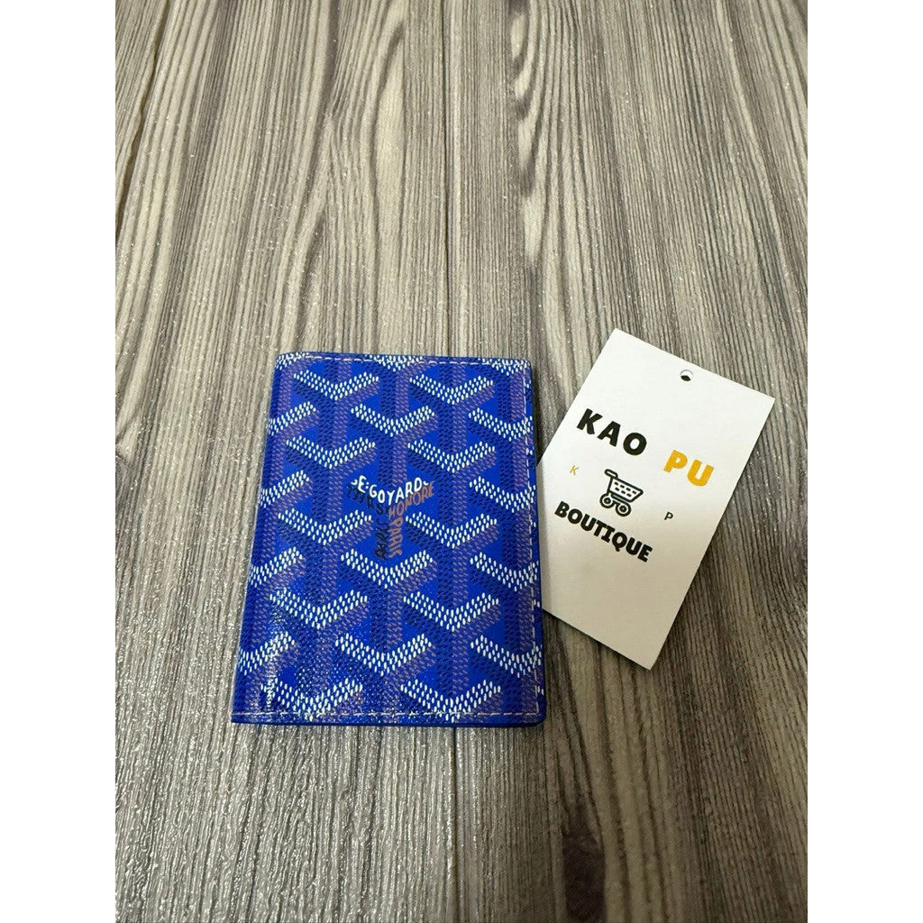 Goyard 寶藍色Saint Marc對折卡夾（請先確認商品描述謝謝）