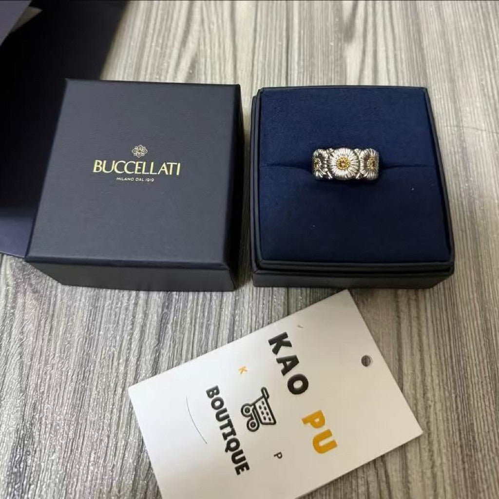 Buccellati 925雛菊戒指（請先確認商品描述謝謝）