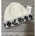 Chrome Hearts 白色刺繡梵文Big daddy Cashmere毛帽（請先確認商品描述謝謝）