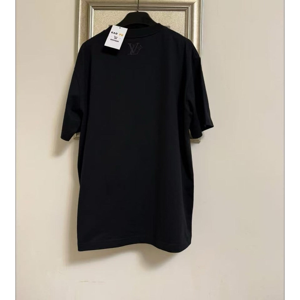 Louis Vuitton 黑色幻影Lovers Logo Tee（請先確認商品描述謝謝）
