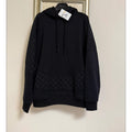 Louis Vuitton 黑色老花圓弧Hoodie （請先確認商品描述謝謝）