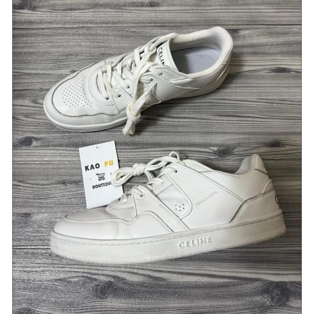 Celine 白色皮革CT-09 Sneakers（請先確認商品描述謝謝）
