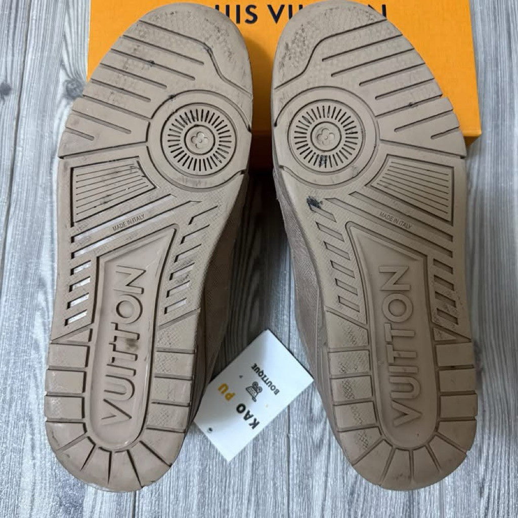 Louis Vuitton 麂皮掛牌棋盤格Trainer（請先確認商品描述謝謝）