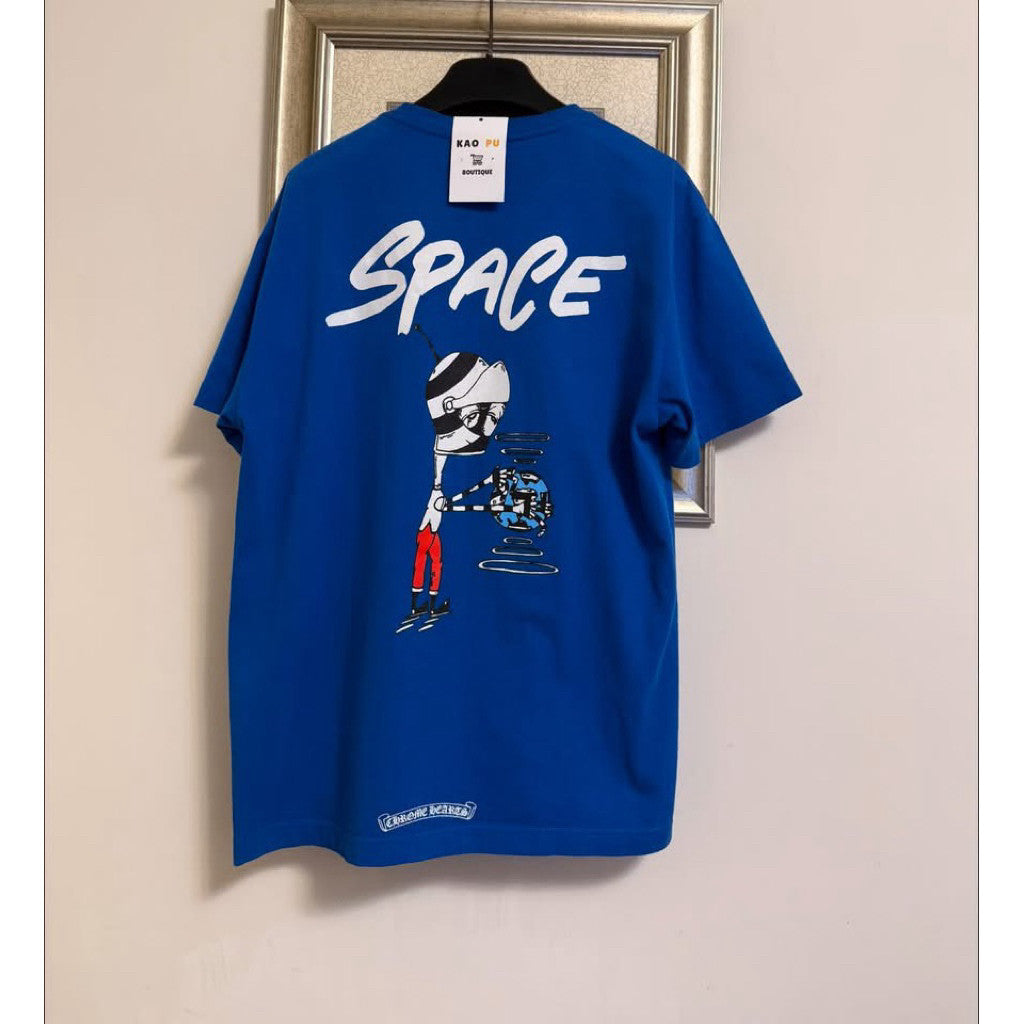 Chrome Hearts 寶藍Matty聯名塗鴉Logo Tee（請先確認商品描述謝謝）
