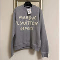 Louis Vuitton 灰色刺繡Marque Logo衛衣