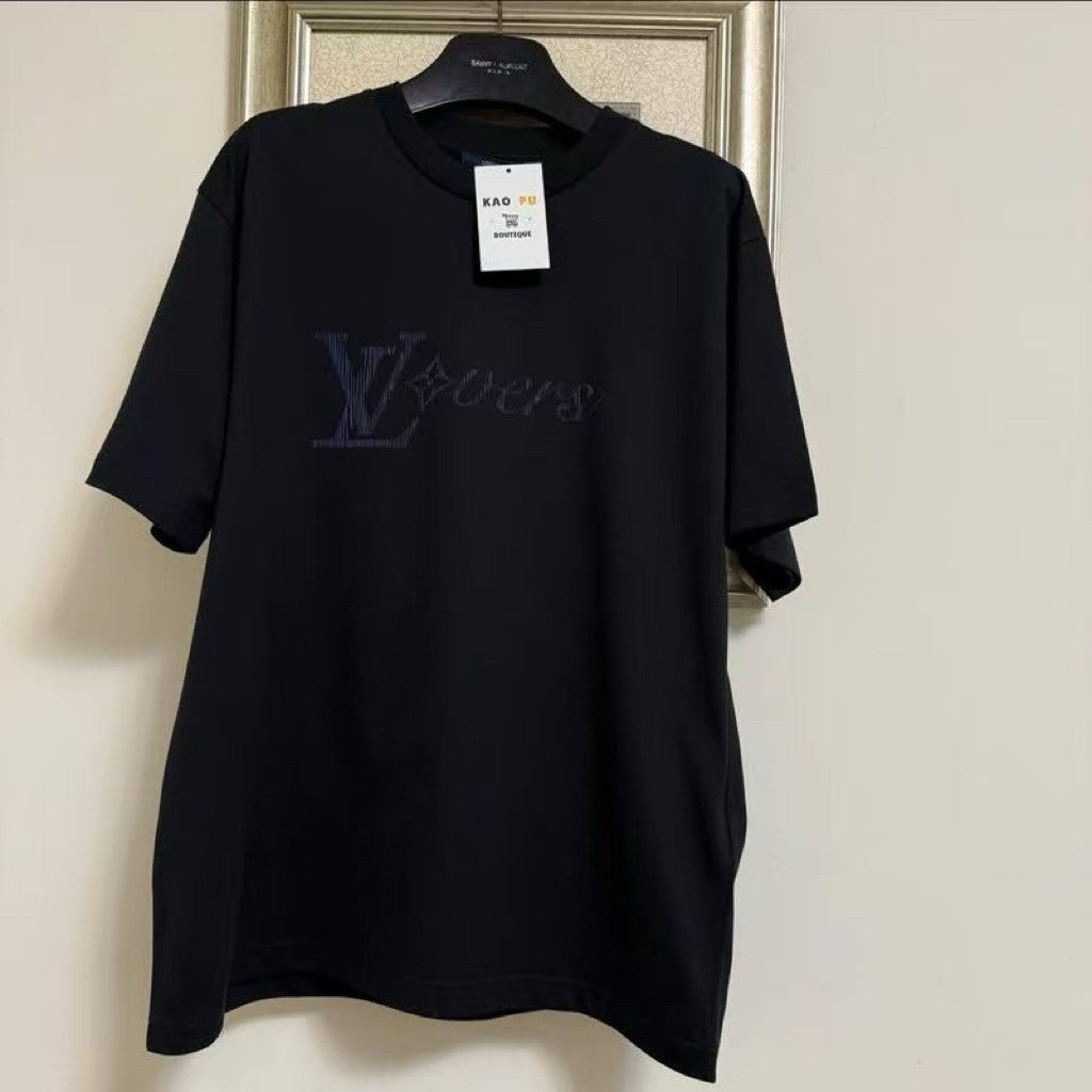 Louis Vuitton 黑色幻影Lovers Logo Tee（請先確認商品描述謝謝）