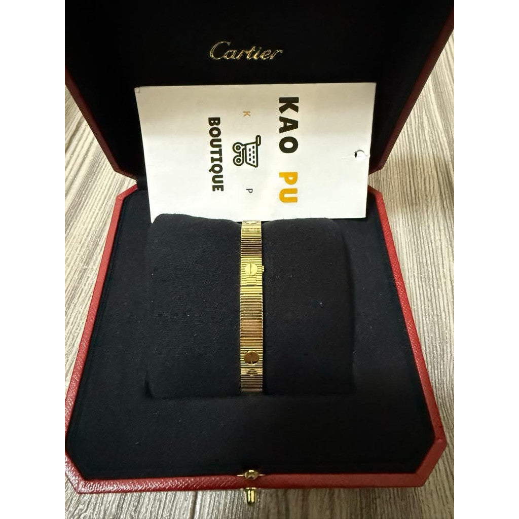 Cartier 18K黃金Love Unlimited手環（請先確認商品描述謝謝）