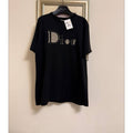 Dior 黑色胸前刺繡Reverse Logo Tee（請先確認商品描述謝謝）