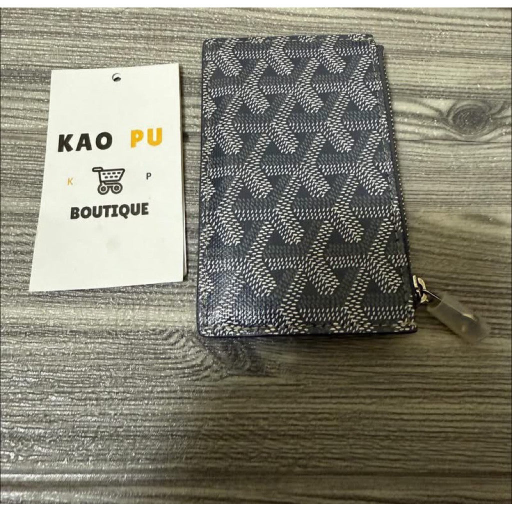 Goyard 灰色Bourbon拉鏈卡夾（請先確認商品描述謝謝）