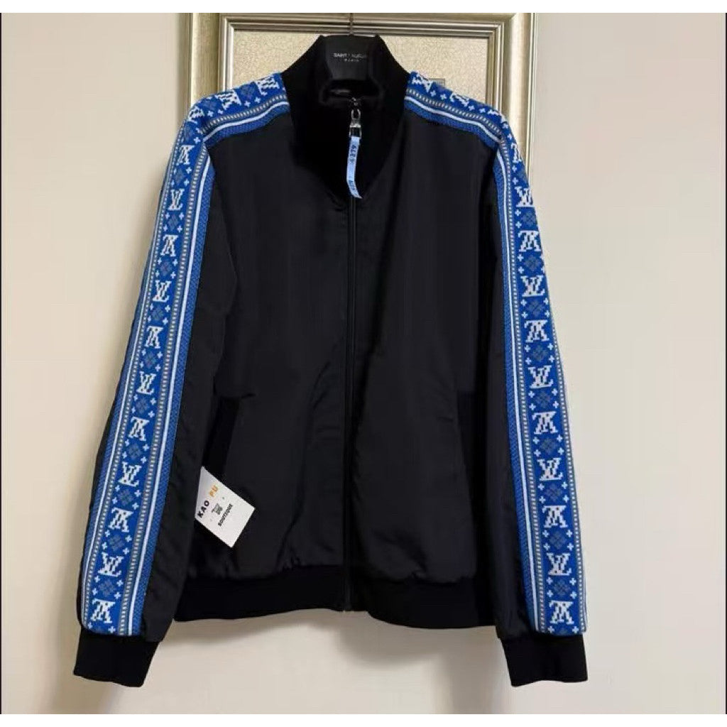 Louis Vuitton 黑色手臂Logo校服外套（請先確認商品描述謝謝）