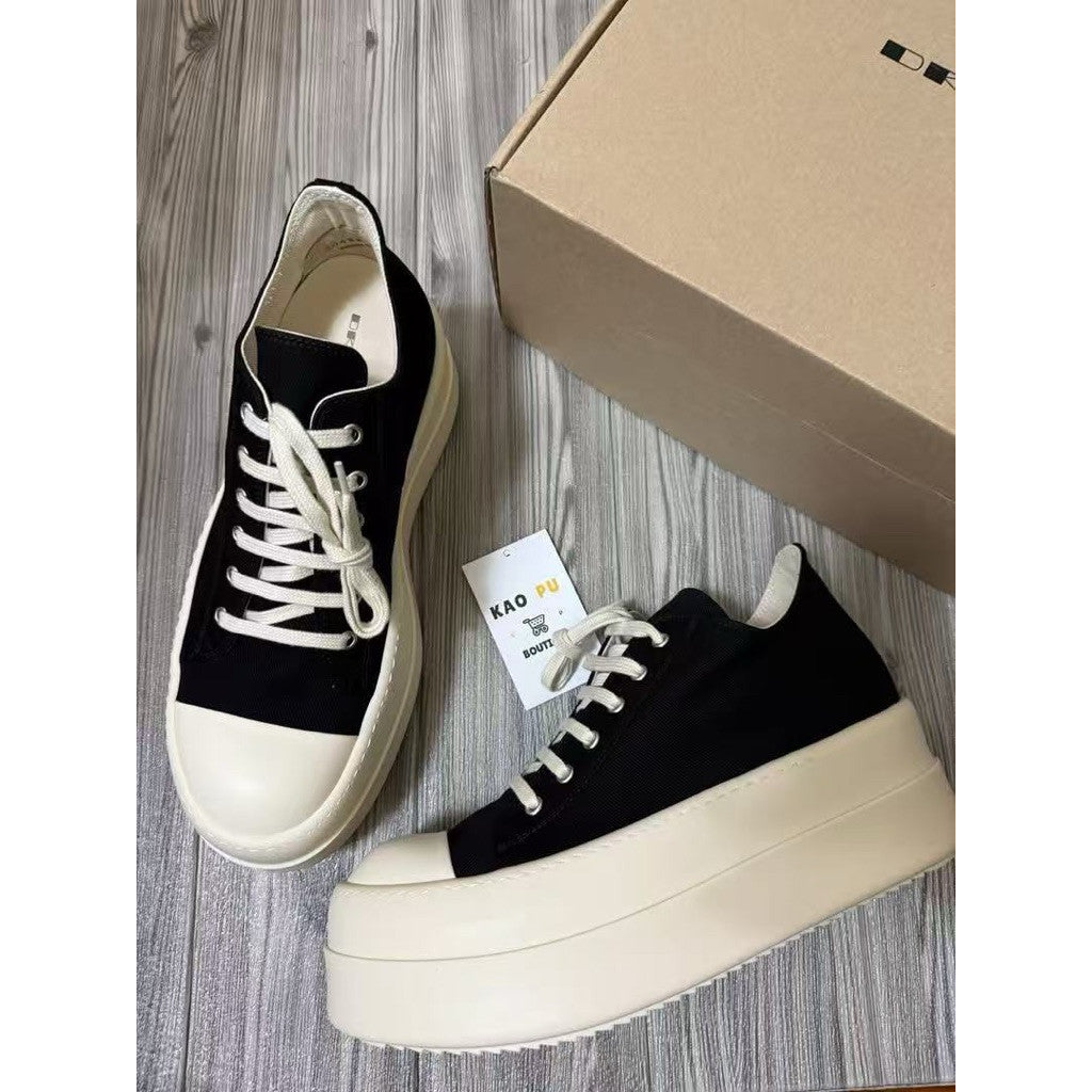 Rick Owens 副線Double Bump帆布厚底（請先確認商品描述謝謝）
