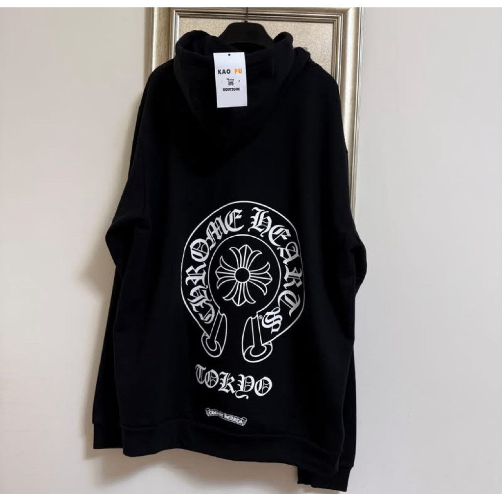 Chrome Hearts黑色城市限定東京馬蹄Hoodie（請先確認商品描述謝謝）