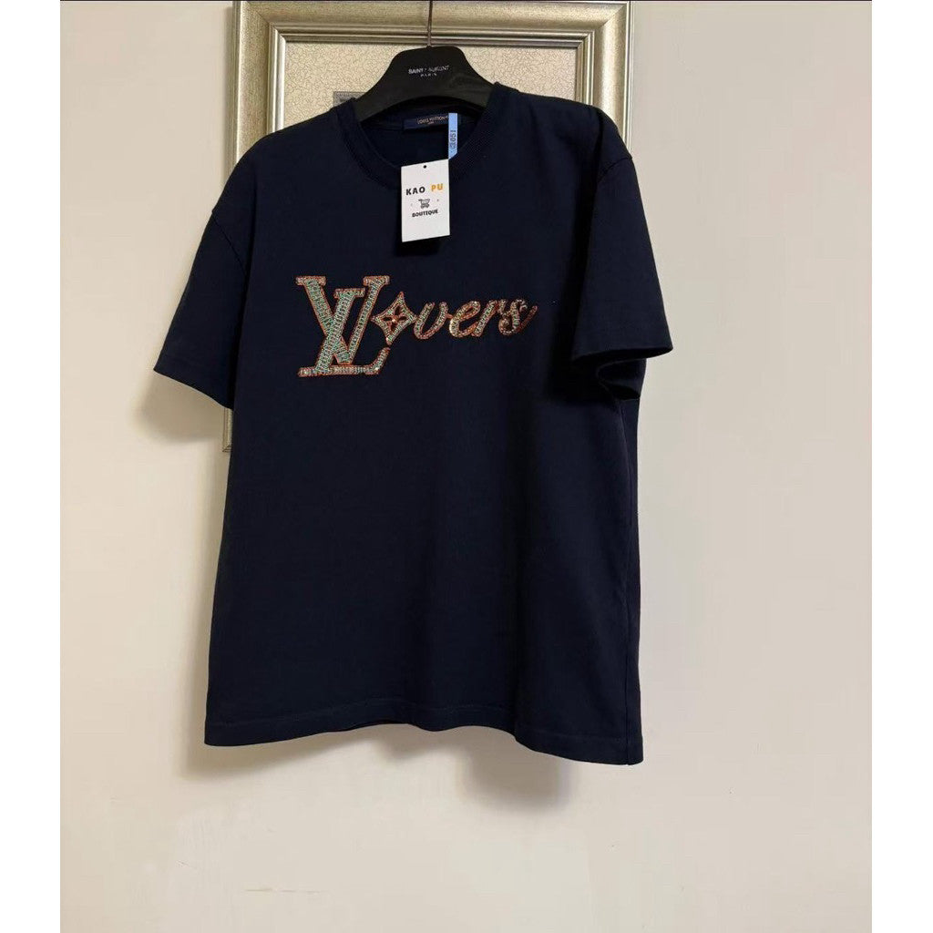 Louis Vuitton Lovers Logo Tee（請先確認商品描述謝謝）