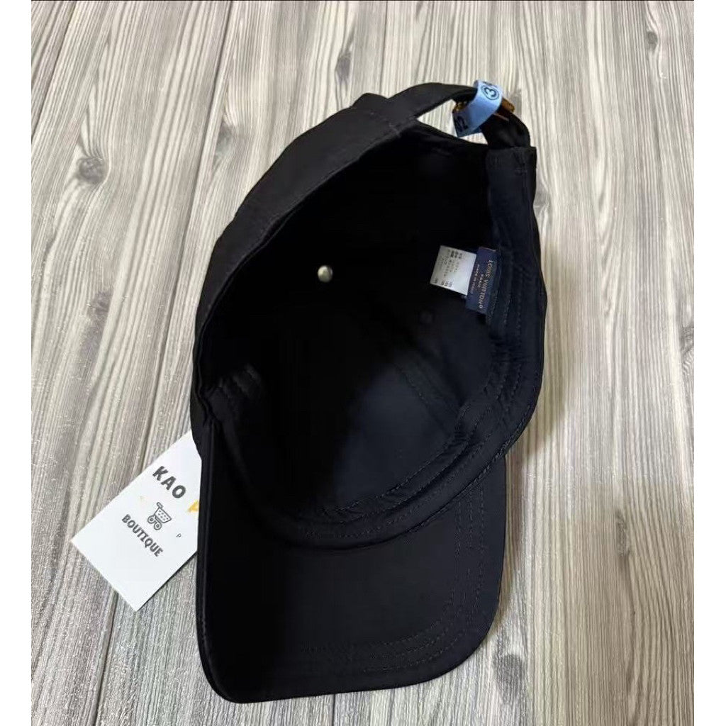 Louis Vuitton 黑色刺繡My Paris Logo Dad Hat（請先確認商品描述謝謝）