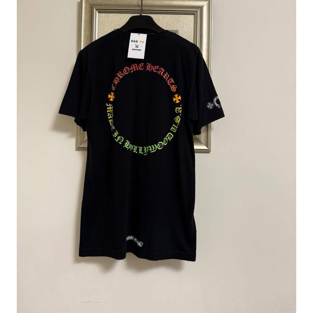 CHROME HEARTS黑色馬蹄圓環Tee （請先確認商品描述謝謝）
