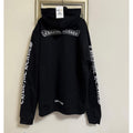Chrome Hearts 黑色梵文捲軸Logo Hoodie（請先確認商品描述謝謝）