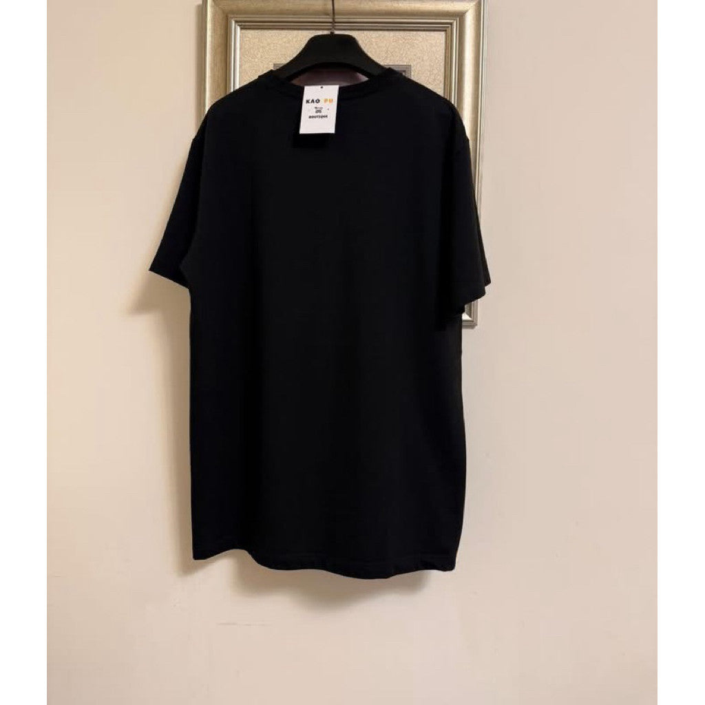 Dior 黑色胸前刺繡Reverse Logo Tee（請先確認商品描述謝謝）