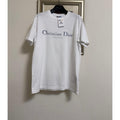 Dior 白色胸前做舊Logo Tee（請先確認商品描述謝謝）