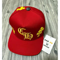 Chrome Hearts紅黃貼皮十字SnapBack Hat（請先確認商品描述謝謝）