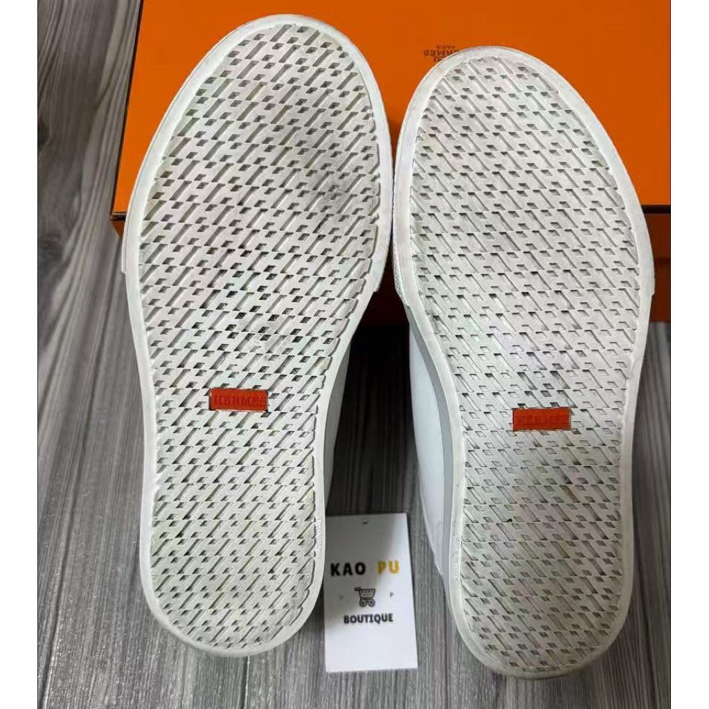 Hermes Kelly銀扣小白鞋（請先確認商品描述謝謝）
