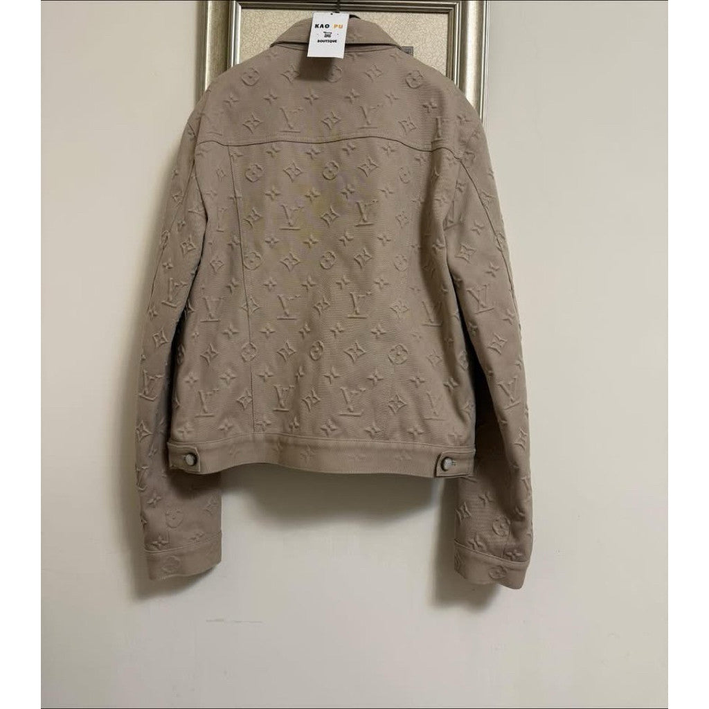 Louis Vuitton 立體滿版老花牛仔外套（請先確認商品描述謝謝）